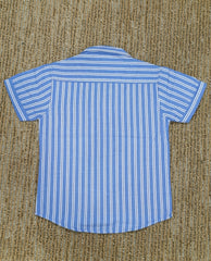 Light Blue Boys Double Shirt