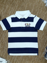 Classic Navy and White Polo