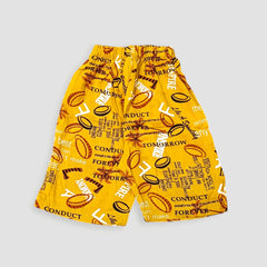 Boys Yellow Textured Set